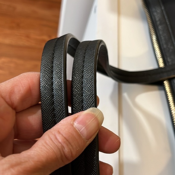 TORY BURCH NYLON TOTE BAG WITH LEATHER TRIM - Picture 7 of 14